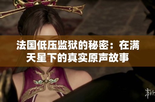 法国低压监狱的秘密：在满天星下的真实原声故事