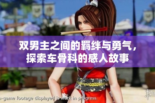 双男主之间的羁绊与勇气，探索车骨科的感人故事