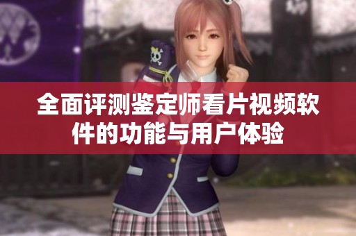 全面评测鉴定师看片视频软件的功能与用户体验