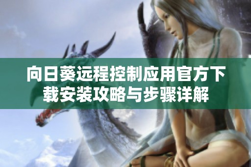 向日葵远程控制应用官方下载安装攻略与步骤详解