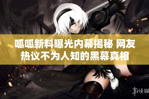 呱呱新料曝光内幕揭秘 网友热议不为人知的黑幕真相