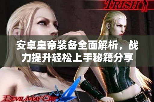 安卓皇帝装备全面解析，战力提升轻松上手秘籍分享