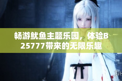 畅游鱿鱼主题乐园，体验B25777带来的无限乐趣