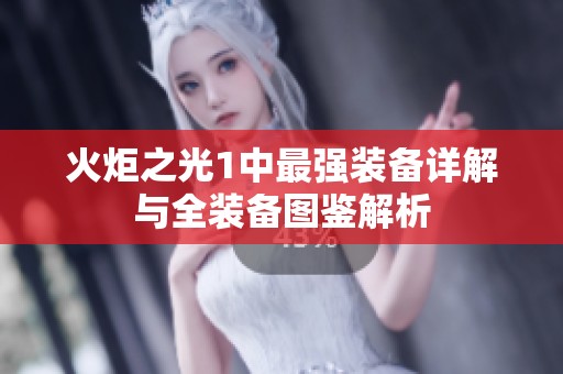 火炬之光1中最强装备详解与全装备图鉴解析