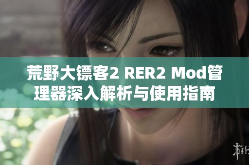 荒野大镖客2 RER2 Mod管理器深入解析与使用指南