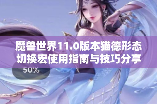 魔兽世界11.0版本猫德形态切换宏使用指南与技巧分享