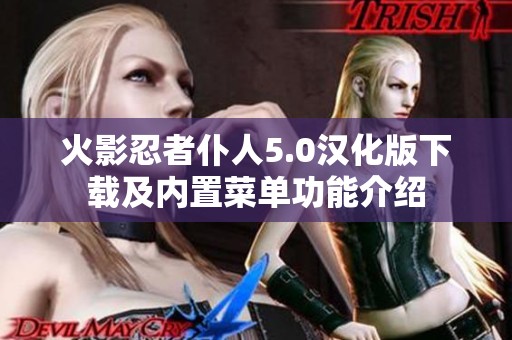 火影忍者仆人5.0汉化版下载及内置菜单功能介绍
