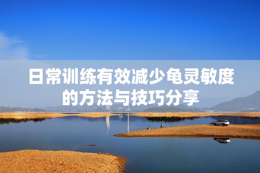 日常训练有效减少龟灵敏度的方法与技巧分享