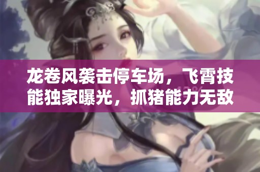 龙卷风袭击停车场，飞霄技能独家曝光，抓猪能力无敌！