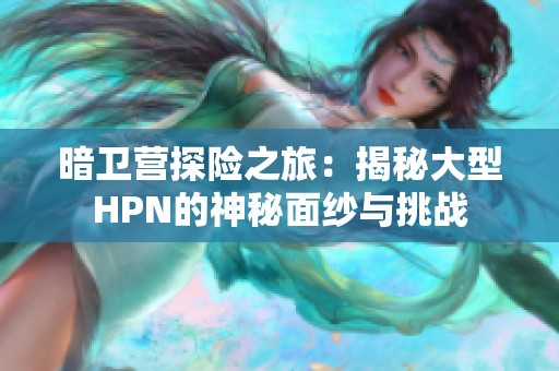 暗卫营探险之旅：揭秘大型HPN的神秘面纱与挑战