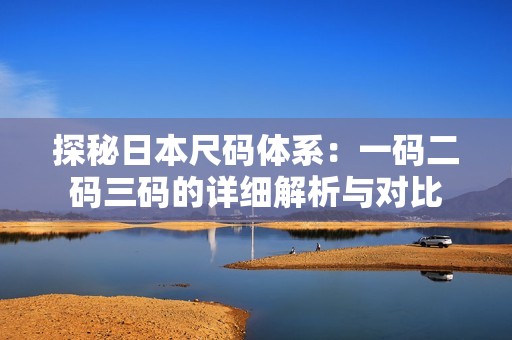 探秘日本尺码体系：一码二码三码的详细解析与对比