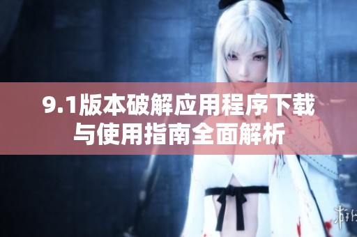 9.1版本破解应用程序下载与使用指南全面解析
