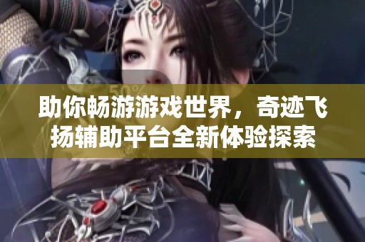 助你畅游游戏世界，奇迹飞扬辅助平台全新体验探索