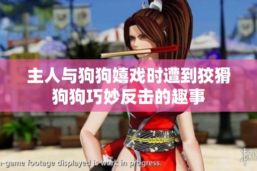 主人与狗狗嬉戏时遭到狡猾狗狗巧妙反击的趣事