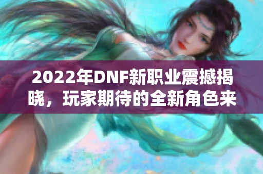2022年DNF新职业震撼揭晓，玩家期待的全新角色来了!