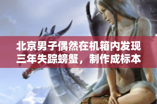 北京男子偶然在机箱内发现三年失踪螃蟹，制作成标本引热议