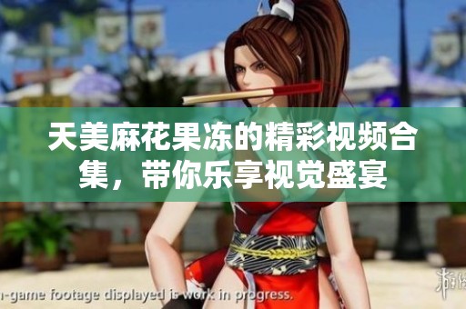 天美麻花果冻的精彩视频合集，带你乐享视觉盛宴