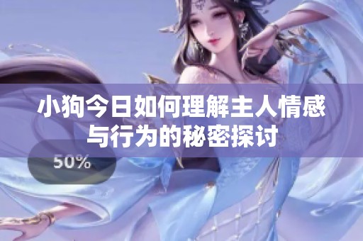 小狗今日如何理解主人情感与行为的秘密探讨