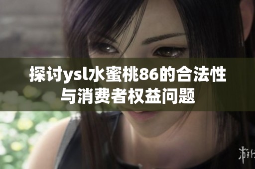 探讨ysl水蜜桃86的合法性与消费者权益问题