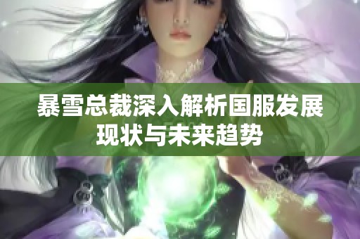 暴雪总裁深入解析国服发展现状与未来趋势