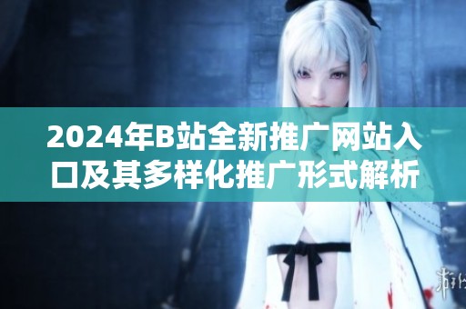 2024年B站全新推广网站入口及其多样化推广形式解析