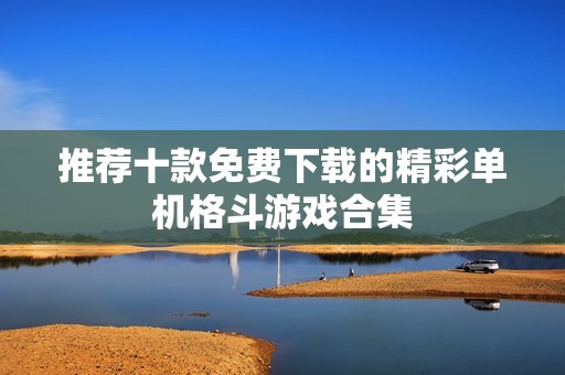 推荐十款免费下载的精彩单机格斗游戏合集