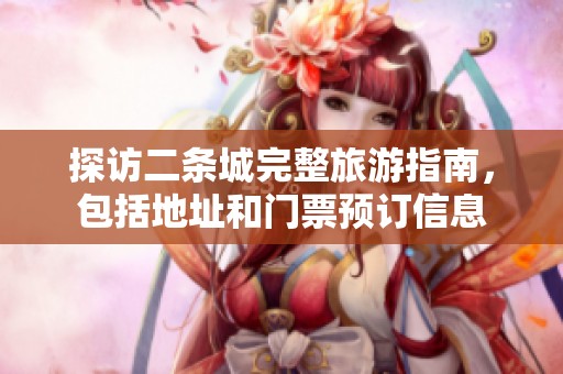 探访二条城完整旅游指南，包括地址和门票预订信息
