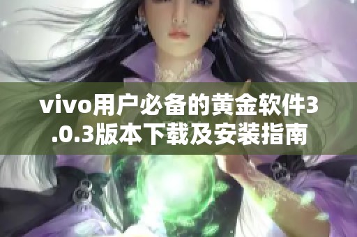 vivo用户必备的黄金软件3.0.3版本下载及安装指南