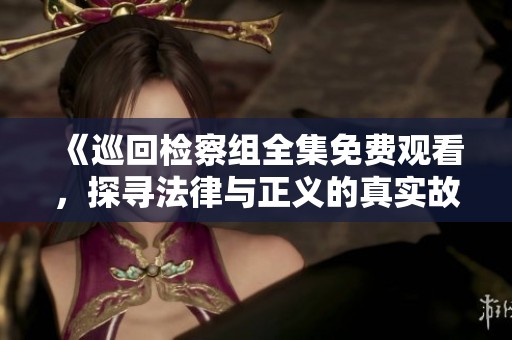 《巡回检察组全集免费观看，探寻法律与正义的真实故事》