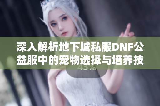 深入解析地下城私服DNF公益服中的宠物选择与培养技巧宝典
