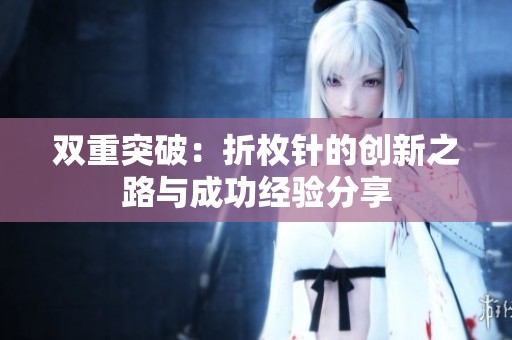 双重突破：折枚针的创新之路与成功经验分享