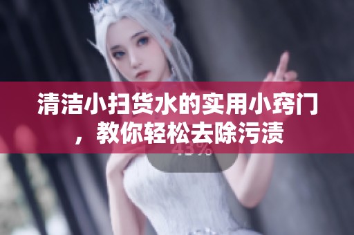 清洁小扫货水的实用小窍门，教你轻松去除污渍