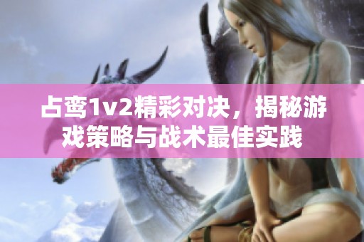 占鸾1v2精彩对决，揭秘游戏策略与战术最佳实践