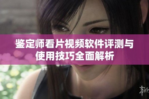鉴定师看片视频软件评测与使用技巧全面解析
