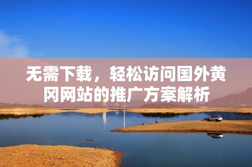 无需下载，轻松访问国外黄冈网站的推广方案解析