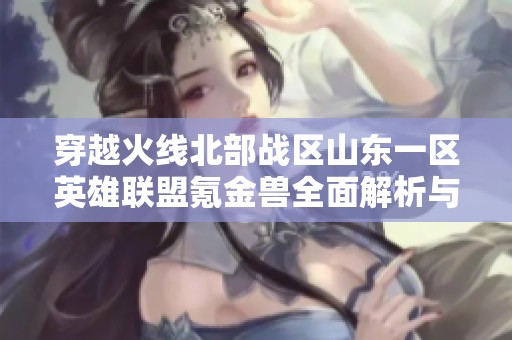 穿越火线北部战区山东一区英雄联盟氪金兽全面解析与攻略分享