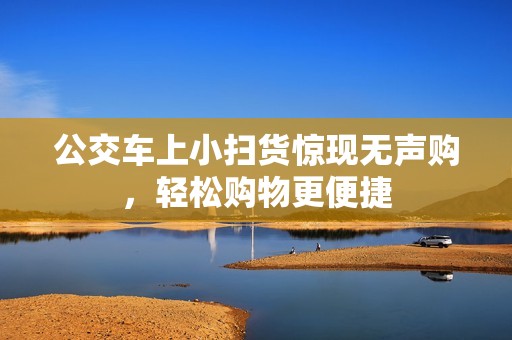 公交车上小扫货惊现无声购，轻松购物更便捷