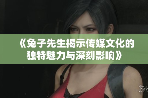 《兔子先生揭示传媒文化的独特魅力与深刻影响》