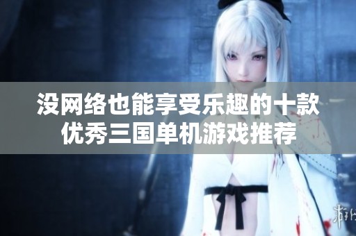 没网络也能享受乐趣的十款优秀三国单机游戏推荐