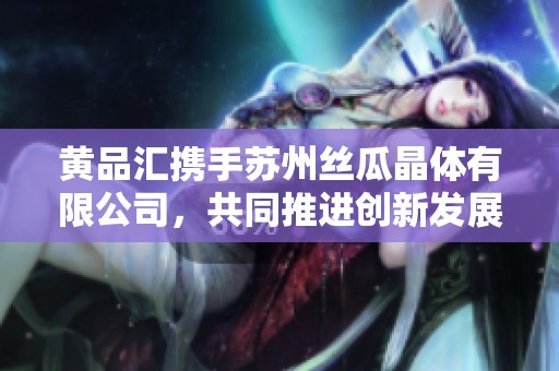 黄品汇携手苏州丝瓜晶体有限公司，共同推进创新发展