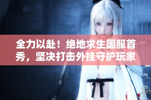 全力以赴！绝地求生国服首秀，坚决打击外挂守护玩家安全