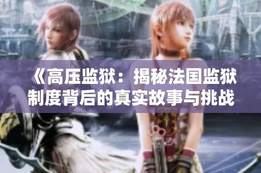 《高压监狱：揭秘法国监狱制度背后的真实故事与挑战》