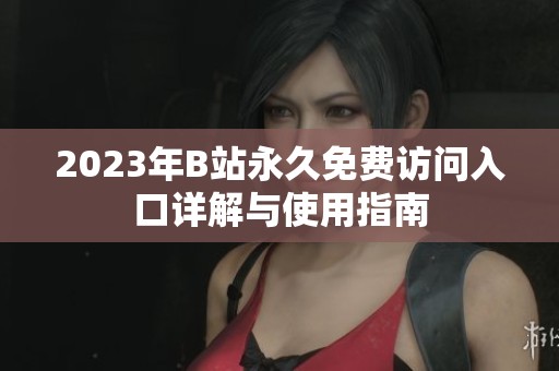 2023年B站永久免费访问入口详解与使用指南