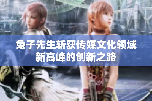 兔子先生斩获传媒文化领域新高峰的创新之路