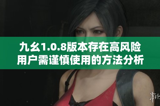 九幺1.0.8版本存在高风险用户需谨慎使用的方法分析