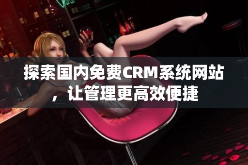 探索国内免费CRM系统网站，让管理更高效便捷