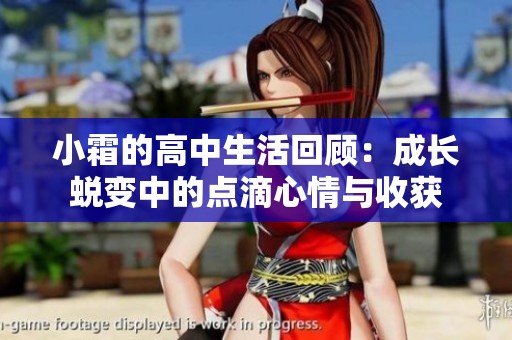 小霜的高中生活回顾：成长蜕变中的点滴心情与收获