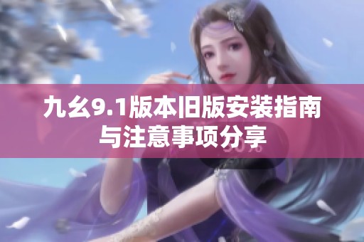 九幺9.1版本旧版安装指南与注意事项分享