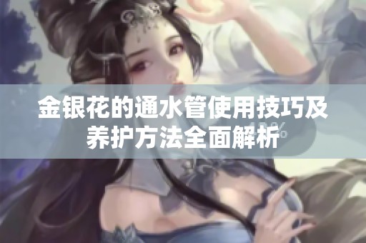 金银花的通水管使用技巧及养护方法全面解析