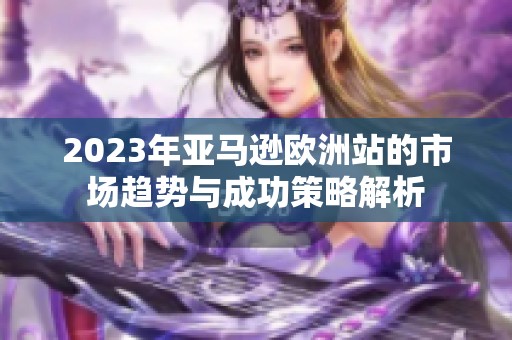 2023年亚马逊欧洲站的市场趋势与成功策略解析